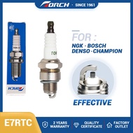 High Quality Genuine Solid Terminal Spark Plug TORCH E7RTC Compatible with Candle BPR7HS/BPR6HS Cham