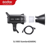 Godox SL100D SL-100D 100W 5600K สีขาวรุ่นหน้าจอ LCD LED แฟลชวิดีโอต่อเนื่อง Bowens Mount ไฟสตูดิโอ