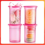 Tupperware 630ml Elegant Round Bekas Kuih Raya Viral Air Tight Kedap Udara Pink Jar Container Balang Raya Set