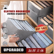 [FREE GIFT]🙋‍♀️Upgraded  Foldable Pant Drawer Storage Box  Clothes Drawer Organizer, Wardrobe Underwear Jeans Storage Boxes Closet Organizer