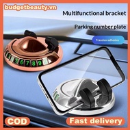 BUDGET Car Phone Holder with Parking Plate, Traceless Adhesive for Dash VN