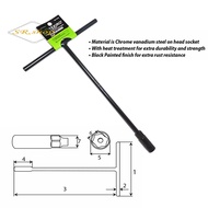 Tekiro 12MM T-Socket Wrench, 14MM T-SOCKET WRENCH, T-SHOCK WRENCH NO. 14, T-SOCKET WRENCH FOR 14-BOL