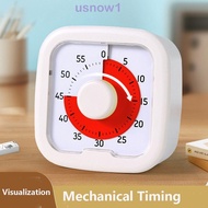 AHOUR1 Visual Timer, Silent 60-Minute Countdown Timer, Convenient Self-discipline with Stand Visuali