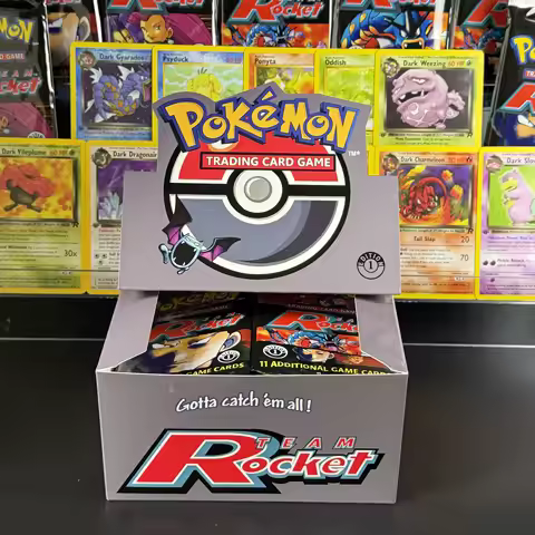 2000 Team Rocket PKM TCG 1ST 36Packs/Box Dark Charizard Blastoise Alakazam Gyarados Hypno 4/82 1/82 