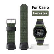 Nylon Canvas Watch Band for Forester Watch Strap 18mm Bracelet for Casio AE-1200WH AE-1300 SGW-300 A