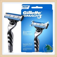吉列 Gillette Mach 3 剃鬚刀 (1刀架+1刀片) ，男士剃鬚刀鋒速3 剃鬚刀架+1 刀頭，刮鬍刀手柄，吉列Mach3鋒速3系列剃鬚刀1刀架1刀頭，3層刀片，敏感肌膚適用，吉列原裝正品