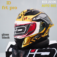 หมวกกันน็อคหุ้มคาง ID รุ่น frt pro มีมาตรฐาน ece 22.06 ID frt ลายยักษ์ ท้าวเวสสุวรรณ(THAO WESSUWA
