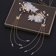 New Handmade Dragonfly Tassel Hair Clip Bridal Accessory Hair A4c3