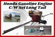 HONDA GASOLINE ENGINE GX160 C/W LONG TAIL WITH &amp; PROPELLER ( ENJIN HONDA GX160 BERSAMA GALAH PANJANG UNTUK BOAT)