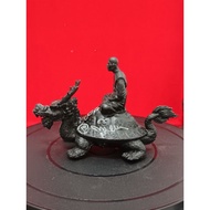 全泰第一龙婆柳骑招财龙龟供奉型金身 高12宽7.5深18cm Lp Liew Wat Rai Tang Tong 2562