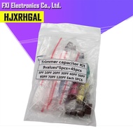 45pcs Variable Trimmer capacitor Assorted Kit JML06 5pf 10pf 20pf 30pf 40pf 50pf 60pf 70pf 120pf Adj