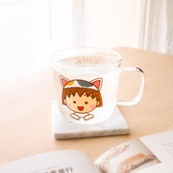 【Pinkoi x 櫻桃小丸子】玻璃杯-大臉款