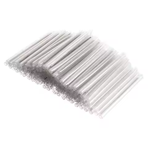 400Pcs 40/45/58mm 3.6mm OD Fiber Optic Fusion Splice Tube Protector Sleeves Clear Heat Shrinkable Tu