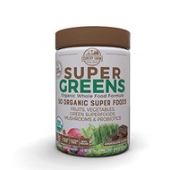Country Farms Super Greens Chocolate Flavor, 50 Organic Super Foods, USDA Organic Drink Mix, 20 S...