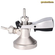 GREAT 7 piece Beer Keg Coupler, Stainless Steel G5/8 G Type Draft Beer Dispenser, Durable Safety Pre