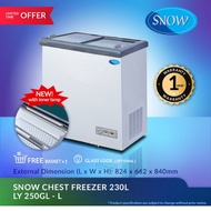 Snow 205L Sliding Glass Freezer LY250GTSLY250GLL (LED LIGHT)
