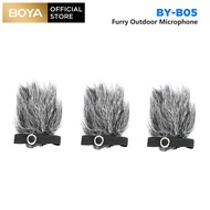 BOYA BY-B05 Furry Outdoor Microphone Windscreen Artificial Fur Muff Wind Cover for BOYA BY-M1 BY-M1 PRO BY-WM4 PRO Rode Stereo VideoMic Pro and More