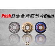 [Yuqian Two Wheels] POSH Titanium Alloy UFO Screw Washer M6 M8