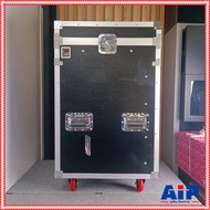 COMPACT XT3s-16U (14U) ตู้ RACK 3ฝา พร้อมล้อ สีดำ RACK 3 ฝา พร้อมล้อ พื้นที่สำหรับเก็บเครื่องเสียง ร