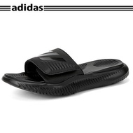ผู้ชาย Adidas Alphabounce รองเท้าแตะสีดำสาม B41720สีดำ/สีดำ