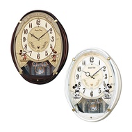 SEIKO Wall Clock Mickey Mouse Minnie Radio Analog