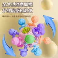 Manhattan Clutch Ball Baby Early Educational Toys Educational Chewable Teether Molar Stick Teasing B