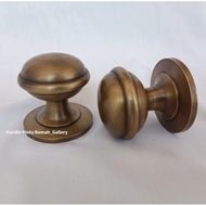 Door Knob Antique Brass House Door Knob Plain Round