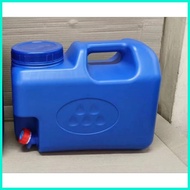 ℱ ◴ ◒ blue water jug W/faucet 2.5/5 gallon
