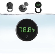 Carefree Fish Aquarium Digital Thermometer Cordless Replaceable Battery LED Display Temperature Meas
