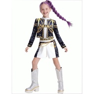 Halloween girl demon hunter costume with pop singer children's clothing suit demon hunter girl