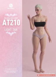 Worldbox AT201 AT203 Durable 1/6 Scale Female Body Model Version Light Wheat Color Skin Joint Mobile