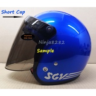 Helmet  ♜3 Button Short Cap Visor - MS88  MHR  KHI  MAGNUM  KEAN  SGV  WS88  NS88  BKP88  BELL♪