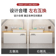 Counter Reception Cash Register Simple Red Supermarket Company Bar Women's Small Beauty Salon Front 