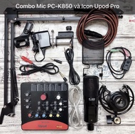 COMBO THU ÂM LIVESTREAM CAO CẤP TAKSTAR PC K850-ICON UPOD PRO TẶNG KÈM TAI NHÉT PHỤ KIỆN BH 6 THÁNG