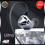 KEC18 Quality Earpiece Earphone Strong Bass Earfon Earbuds Headset Headphone HIFI Stereo Magnet Earb