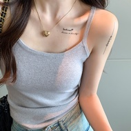 Aiyiyiyi Sleeveless Vest Inner Bottoming Top Camisole Outer Wear Summer Suit Knitted TBF07-11153.