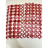 Cell 32140 anode sticker