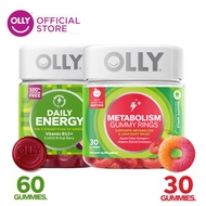 [Bundle Of 2] OLLY Daily + Metabolism Gummy Rings 30's