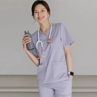 READY STOCK BAJU SCRUB MEDICAL SCRUB SUIT Doctor 's Scrub FOR MAN &amp; WOMEN / TOP+PANTS