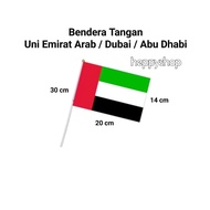 National Parade Stick Hand Flag Uni Emirates Arabic Dubai Abu Dhabi