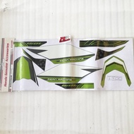 HIJAU Striping sticker sticker accessories acc original ori honda crf 150 L crf 150L crf150 green gr