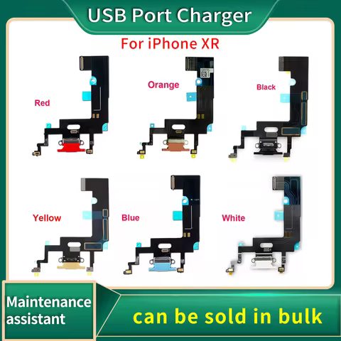 ORIGINAL USB Port Charger Connector Mic flex for iPhone XR pulled Charging Port Dock Charging Flex C