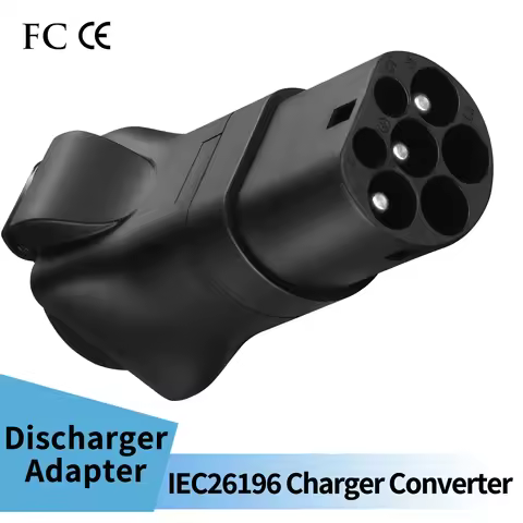 Type2 to Multi-functional socket Converter Portable 220V Type 2 Male Plug to Schuko Socket EV Chargi