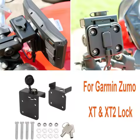 For Garmin Zumo XT or XT2 mount GPS Lock Kit Locking Mounting bracket Aluminum Holder Navigation