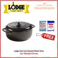 Lodge Enameled Cast Iron Dutch Oven - 6 Qt / 5.6L