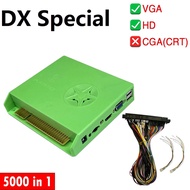 (TQYV) 1Set 5000 in 1 DX Special Arcade Game Console Jamma Motherboard+2.8mm Jamma Cable Green Accessories for Box DX Special HD VGA