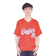 RZQ / 21 / BASEBALL SERIES / Jersey / Oversize / Boxy / Streetwear / Retro / Vintage / Music / Rugby