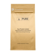 PURE ORIGINAL INGREDIENTS Soy Protein Isolate (4 lb) Always Pure, No Fillers or Additives