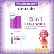 Deoxide Antiperspirant Deodorant Roll On BRIGHT+ - Extra White 60Gr | Evendic Beauty