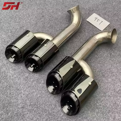 Muffler Tip Exhaust Tail Pipe Throat for Porsche Cayenne 957 2007-2010
